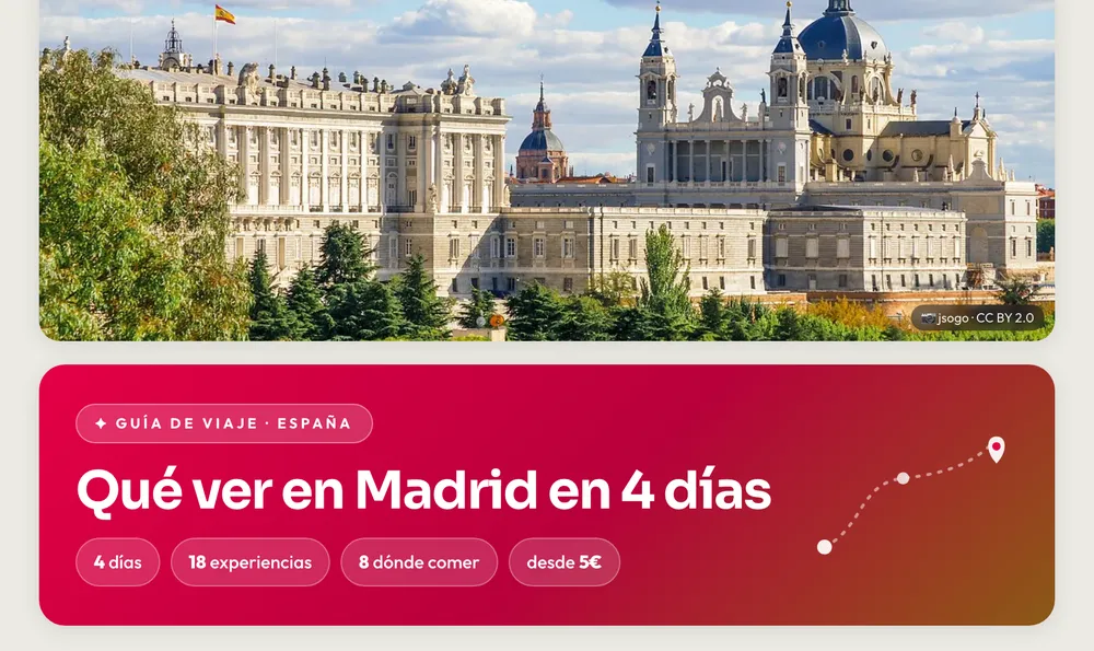 Trip Planner: itinerario de Madrid